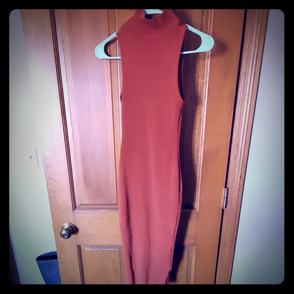 Long form fitting dress